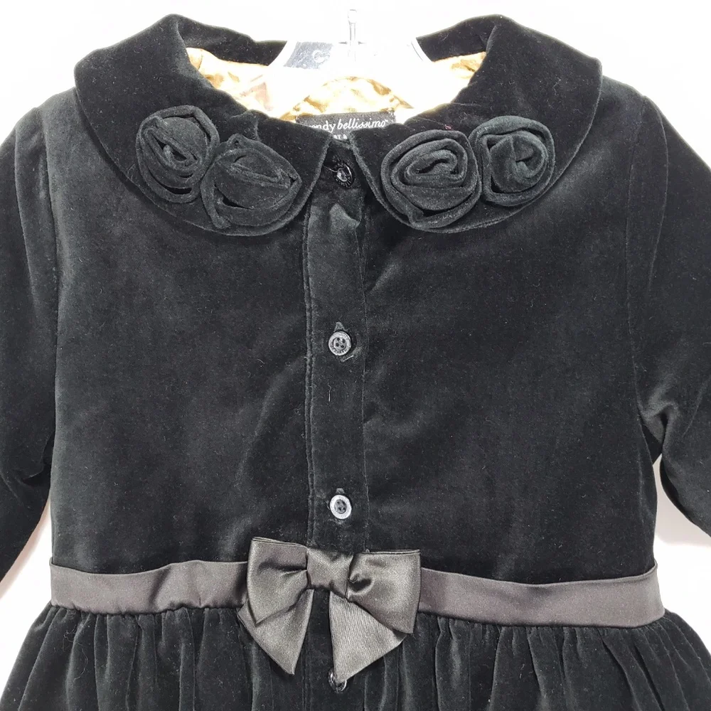 Wendy Bellissimo Black Velvet Dressy Jacket, 24‎ mo
